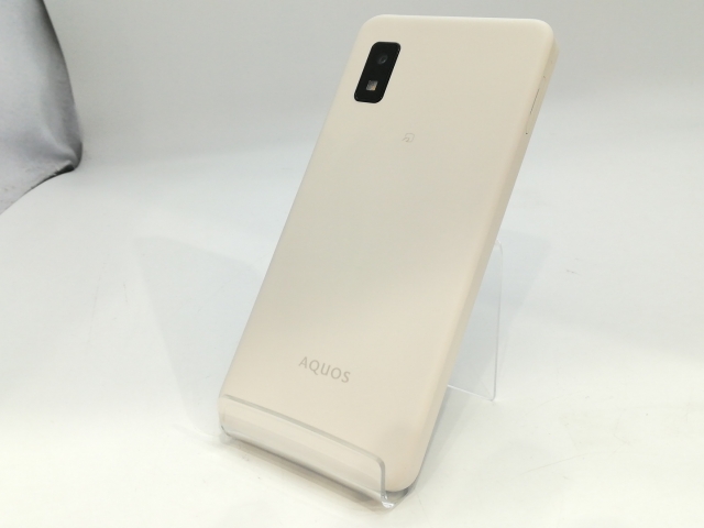 【中古】SHARP 国内版 【SIMフリー】 AQUOS wish3 ホワイト 4GB 64GB SH-M25【浜松駅前】保証期間１ヶ月【ランクA】