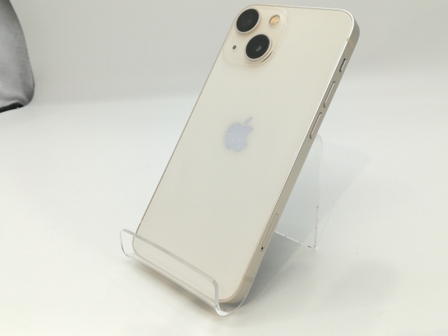 【中古】Apple iPhone 13 mini 128GB スターライト （国内版SIMロックフリー） MLJE3J/A【浜松駅前】保証期間１ヶ月【ランクC】