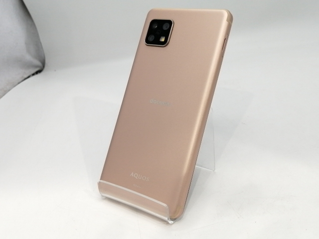 【中古】SHARP docomo 【SIMロック解除済み】 AQUOS sense4 ライトカッパー 4GB 64GB SH-41A【浜松駅前】保証期間１ヶ月【ランクB】