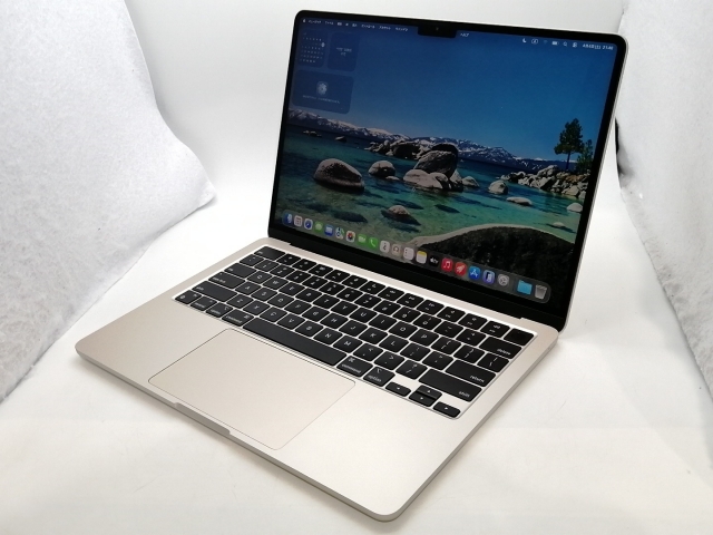 【中古】Apple MacBook Air 13インチ CTO (M22022) スターライト M2(CPU:8C/GPU:8C)/16G/256G/30W AC【浜松駅前】保証期間１ヶ月【ランクA】