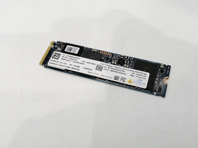 【中古】Intel 【抜き取り品】HBRPEKNX0203AH　M.2 2280　PCIe 3.0　1TB（SSD）+32GB（Optane Memory）【浜松駅前】保証期間１週間