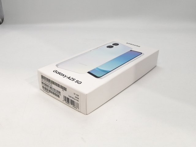 【未使用】SAMSUNG docomo 【SIMフリー】 Galaxy A25 5G ライトブルー 4GB 64GB SC-53F【浜松駅前】保証期間３ヶ月