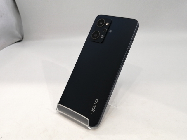 【中古】Oppo 国内版 【SIMフリー】 OPPO Reno7 A スターリーブラック 6GB 128GB CPH2353【浜松駅前】保証期間１ヶ月【ランクB】