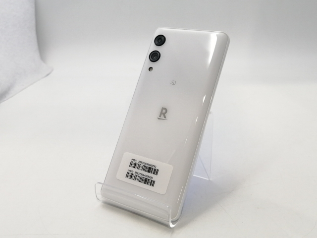 【中古】Wiko 楽天モバイル 【SIMフリー】 Rakuten Hand 5G ホワイト 4GB 128GB P780【OSU301】保証期間１ヶ月【ランクA】