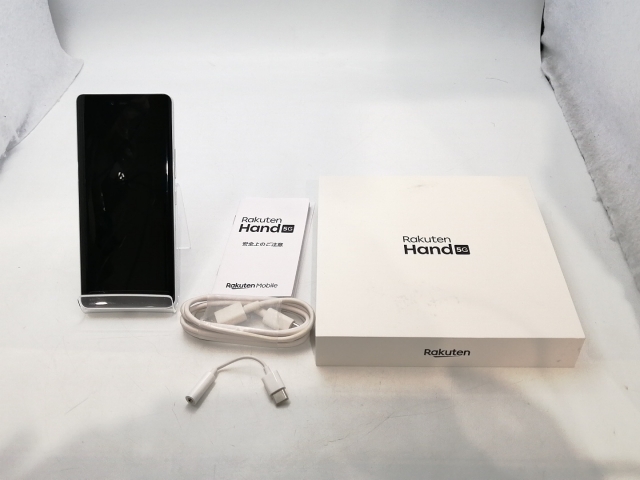 【中古】Wiko 楽天モバイル 【SIMフリー】 Rakuten Hand 5G ホワイト 4GB 128GB P780【OSU301】保証期間１ヶ月【ランクA】_7