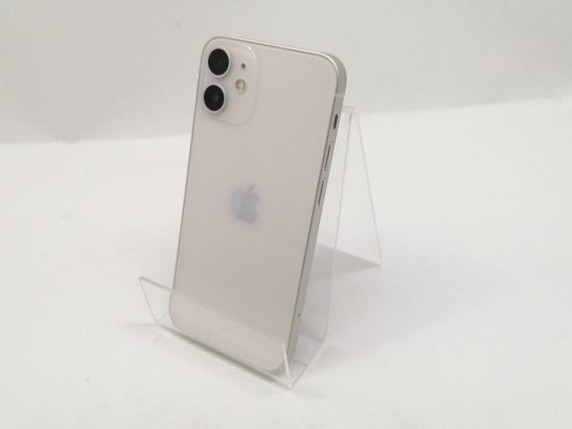 【中古】Apple 国内版 【SIMフリー】 iPhone 12 mini 64GB ホワイト MGA63J/A【宇田川】保証期間１ヶ月【ランクB】