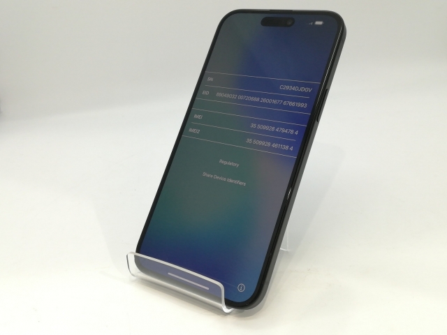 【中古】Apple 国内版 【SIMフリー】 iPhone 15 Plus 128GB ブラック MU083J/A【小倉駅前】保証期間１ヶ月【ランクB】_1
