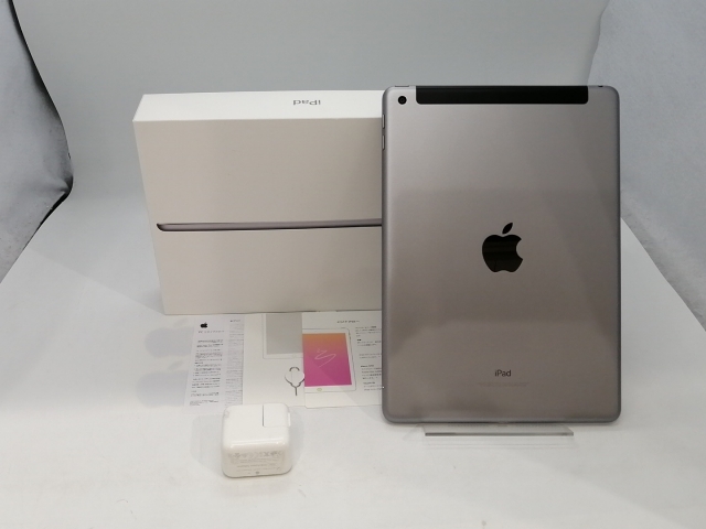 【中古】Apple SoftBank 【SIMロック解除済み】 iPad（第6世代/2018） 128GB スペースグレイ MR722J/A【浜松駅前】保証期間１ヶ月【ランクB】