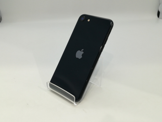 【中古】Apple au 【SIMフリー】 iPhone SE（第3世代） 64GB ミッドナイト MMYC3J/A【浜松駅前】保証期間１ヶ月【ランクB】