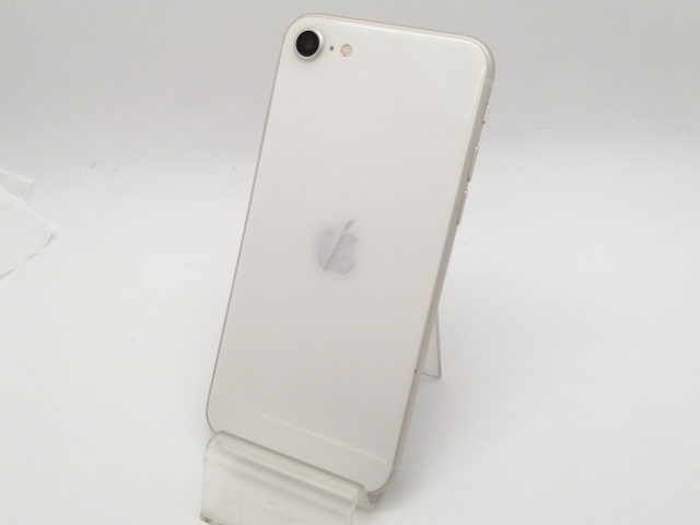 【中古】Apple docomo 【SIMフリー】 iPhone SE（第3世代） 64GB スターライト MMYD3J/A【大須2】保証期間１ヶ月【ランクB】