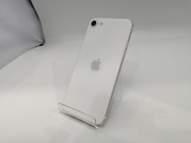 【中古】Apple au 【SIMロック解除済み】 iPhone SE（第2世代） 64GB ホワイト MHGQ3J/A（後期型番）【浜松駅前】保証期間１ヶ月【ランクB】