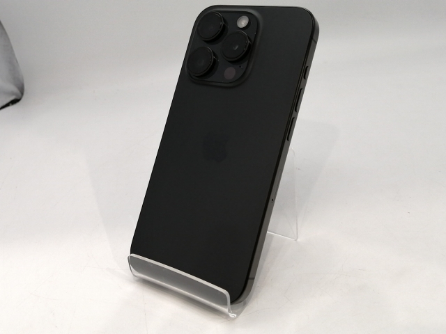 【中古】Apple 国内版 【SIMフリー】 iPhone 15 Pro 256GB ブラックチタニウム MTUC3J/A【大阪本店】保証期間１ヶ月【ランクB】
