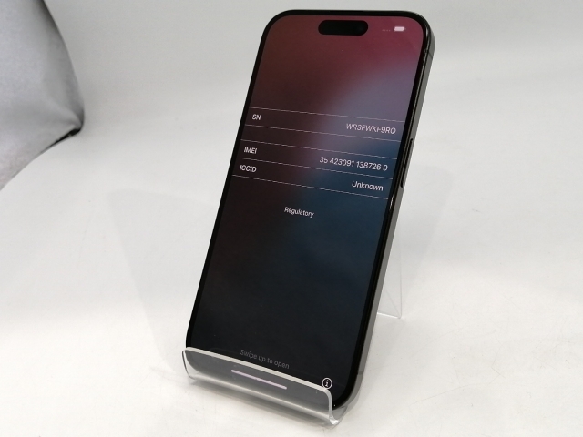 【中古】Apple 国内版 【SIMフリー】 iPhone 15 Pro 256GB ブラックチタニウム MTUC3J/A【大阪本店】保証期間１ヶ月【ランクB】_1