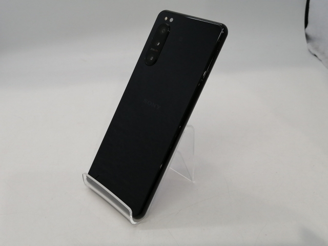 【中古】SONY 国内版 【SIMフリー】 Xperia 5 II ブラック 8GB 256GB XQ-AS42【浜松駅前】保証期間１ヶ月【ランクB】