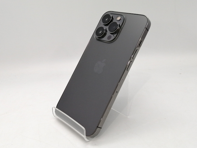 【中古】Apple SoftBank 【SIMフリー】 iPhone 13 Pro 128GB グラファイト MLUE3J/A【浜松駅前】保証期間１ヶ月【ランクC】