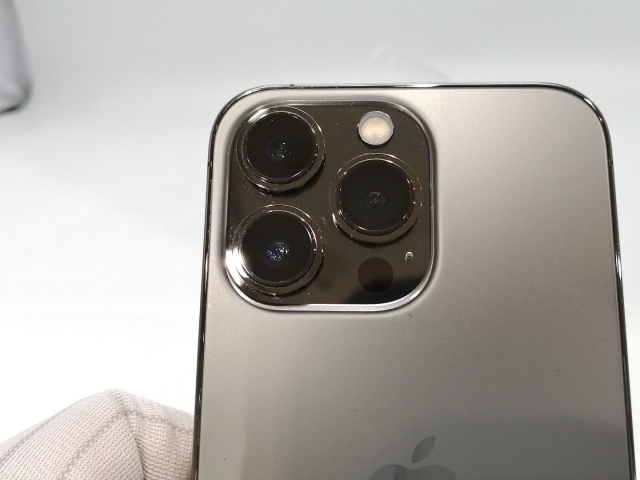 【中古】Apple SoftBank 【SIMフリー】 iPhone 13 Pro 128GB グラファイト MLUE3J/A【浜松駅前】保証期間１ヶ月【ランクC】_7