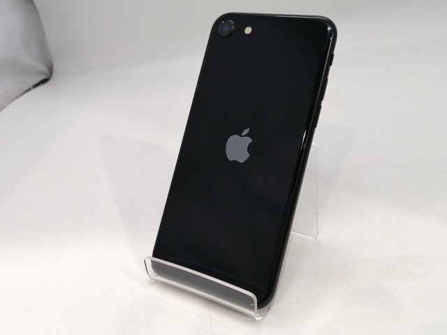 【中古】Apple 国内版 【SIMフリー】 iPhone SE（第3世代） 128GB ミッドナイト MMYF3J/A【浜松駅前】保証期間１ヶ月【ランクB】
