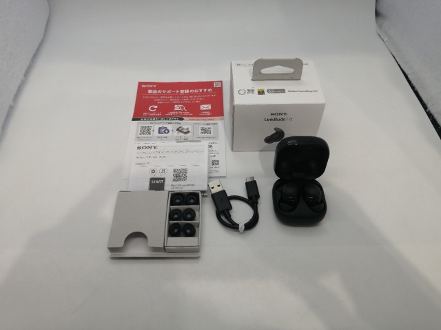 【中古】SONY LinkBuds Fit WF-LS910N (B) [ブラック]【浜松駅前】保証期間１ヶ月【ランクA】_9