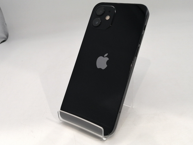 【中古】Apple 国内版 【SIMフリー】 iPhone 12 128GB ブラック MGHU3J/A【大須2】保証期間１ヶ月【ランクC】