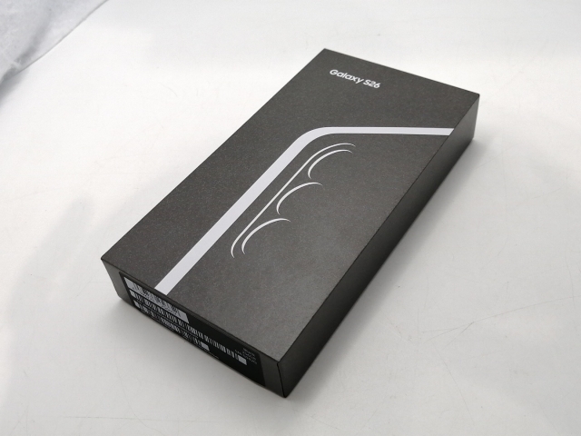【未使用】SAMSUNG 国内版 【SIMフリー】 Galaxy S26 ブラック 12GB 256GB【浜松駅前】保証期間３ヶ月