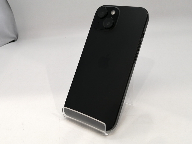 【中古】Apple docomo 【SIMフリー】 iPhone 15 256GB ブラック MTMN3J/A【浜松駅前】保証期間１ヶ月【ランクB】