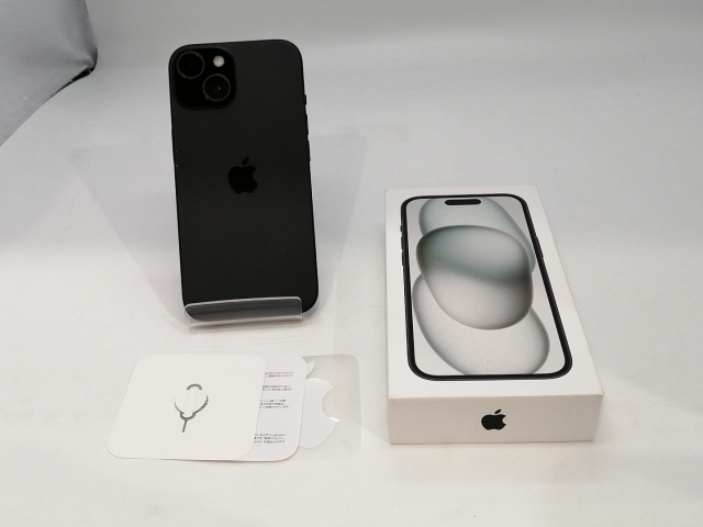 【中古】Apple docomo 【SIMフリー】 iPhone 15 256GB ブラック MTMN3J/A【浜松駅前】保証期間１ヶ月【ランクB】_9