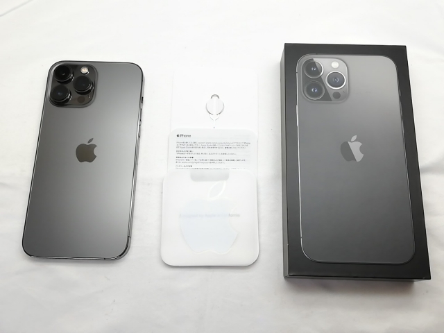 【中古】Apple SoftBank 【SIMフリー】 iPhone 13 Pro Max 1TB グラファイト MLKG3J/A【秋葉3号】保証期間１ヶ月【ランクC】_6