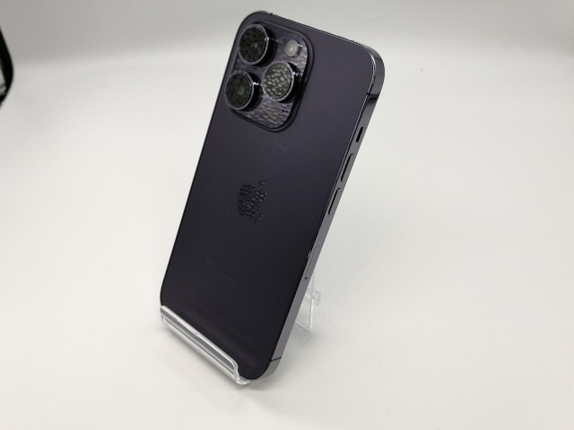 【中古】Apple 国内版 【SIMフリー】 iPhone 14 Pro 512GB ディープパープル MQ283J/A【大須アメ横】保証期間１ヶ月【ランクB】