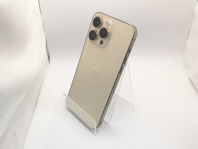 【中古】Apple docomo 【SIMフリー】 iPhone 14 Pro Max 512GB ゴールド MQ9H3J/A【府中ル・シーニュ】保証期間１週間【ランクC】