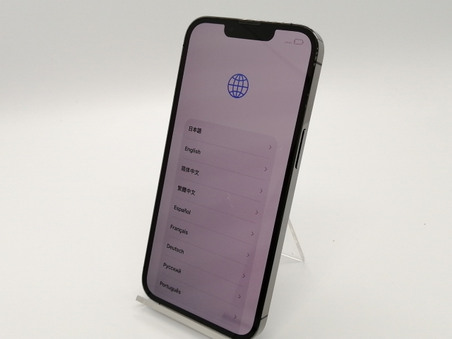 【中古】Apple docomo 【SIMフリー】 iPhone 13 Pro 512GB グラファイト MLUV3J/A【小倉駅前】保証期間１ヶ月【ランクC】