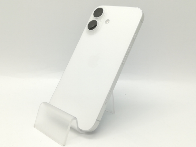 【中古】Apple 国内版 【SIMフリー】 iPhone 16 256GB ホワイト MYDX3J/A【福岡天神】保証期間１ヶ月【ランクB】