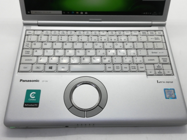 【中古】Panasonic Lets note SV7 CF-SV7R11VS【i5-8350U 16G 256G(SSD) WiFi 12LCD(1920x1200)】【DS秋葉】保証期間１ヶ月【ランクC】