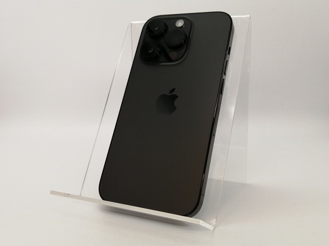 【中古】Apple 国内版 【SIMフリー】 iPhone 14 Pro 128GB スペースブラック MPXU3J/A【なんば】保証期間１ヶ月【ランクB】