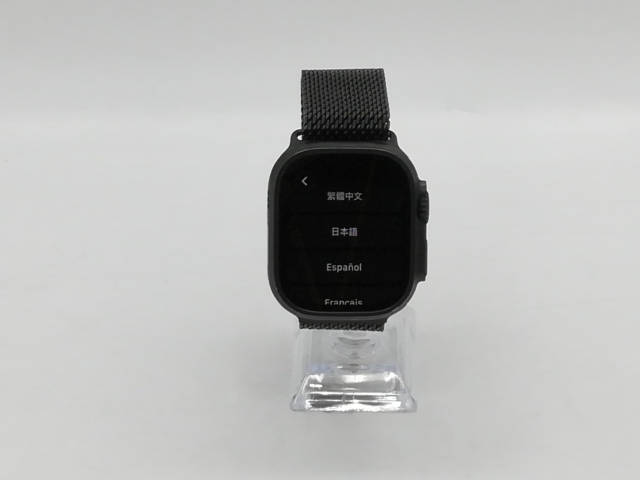 【中古】Apple Apple Watch Ultra2 49mm Cellular ブラックチタニウムケース/ブラックチタニウムミラネーゼループ (M) MX5U3J/A【DS秋葉】保証期間１ヶ月【ランクB】