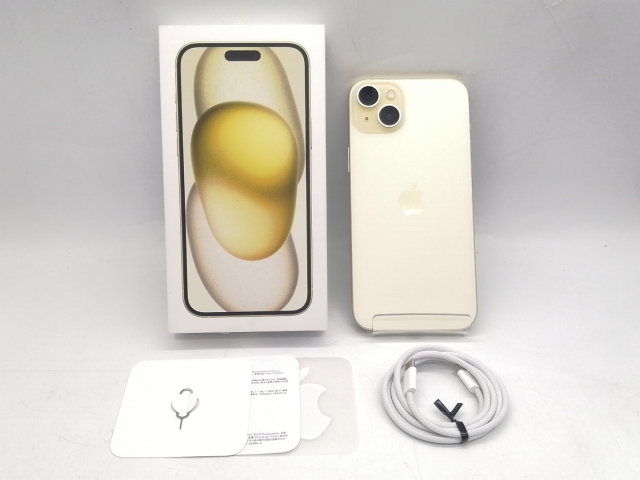 【中古】Apple 国内版 【SIMフリー】 iPhone 15 Plus 128GB イエロー MU0A3J/A【町田】保証期間１ヶ月【ランクA】_8