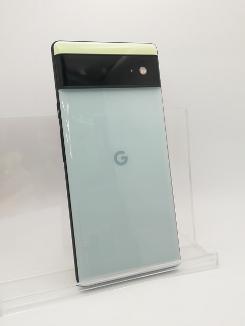 【中古】Google au 【SIMフリー】 Pixel 6 ソータシーフォーム 8GB 128GB GR1YH【秋葉3号】保証期間１ヶ月【ランクA】