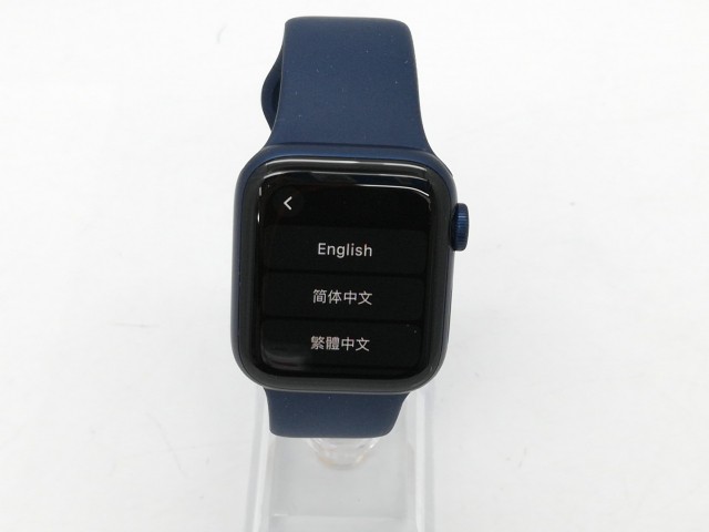 【中古】Apple Apple Watch Series6 40mm Cellular ブルーアルミ/スポーツバンド ディープネイビー S/M&M/L【DS秋葉】保証期間１ヶ月【ラ