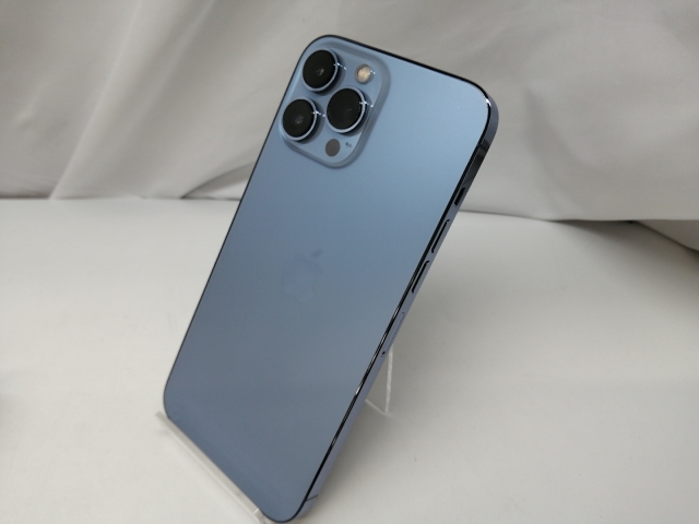 【中古】【赤ロム保証あり】Apple au 【SIMフリー】 iPhone 13 Pro Max 512GB シエラブルー MLJX3J/A【札幌】保証期間１ヶ月【ランクB】