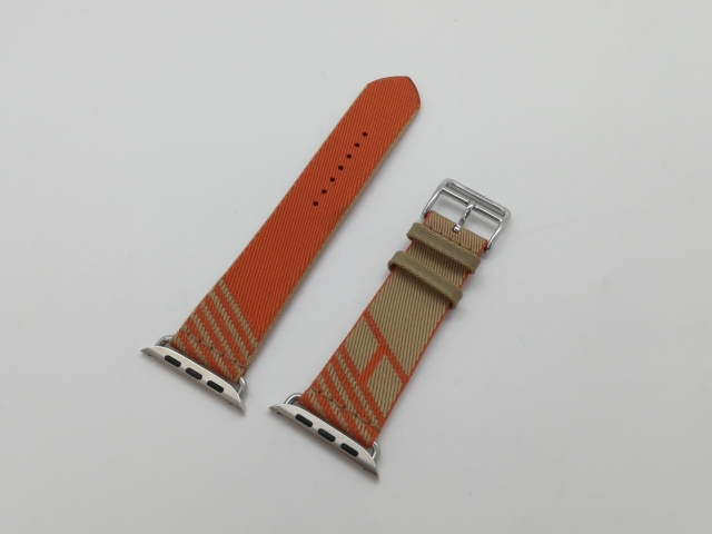 大人気【HERMES】Apple Watch シンプルトゥール 46mm ストラップ Apple Watch Hermès シンプルトゥール 《ツイル・ジャンプ》 41