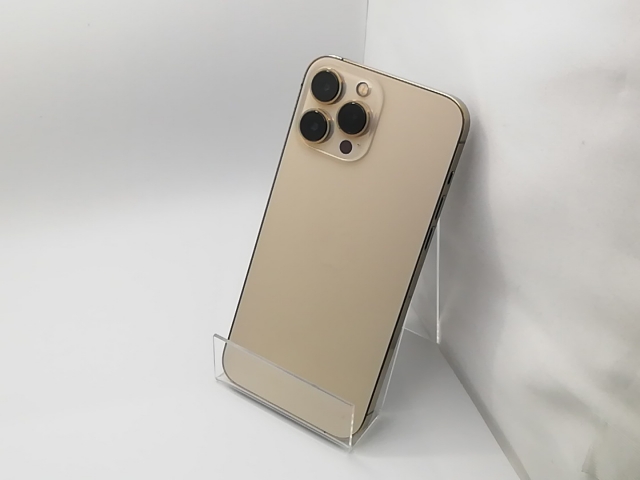 【中古】Apple 国内版 【SIMフリー】 iPhone 13 Pro Max 128GB ゴールド MLJ63J/A【秋葉3号】保証期間１ヶ月【ランクA】