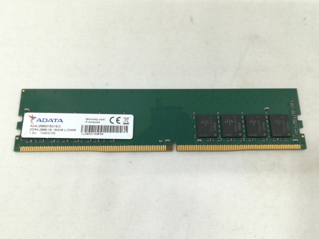 【中古】DDR4 16GB PC4-21300(DDR4-2666)【デスクトップPC用】【大阪本店】保証期間１週間 7,906円