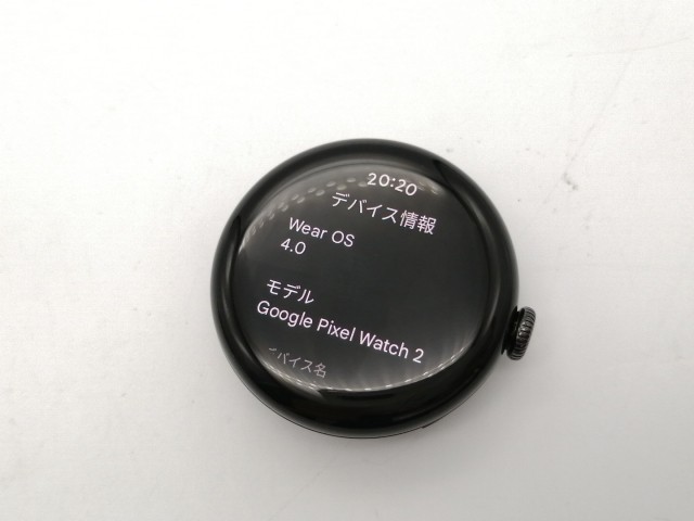 【中古】Google Pixel Watch2 Bluetooth/Wi-Fiモデル MatteBlackアルミケース (バンド無し)【大須アメ横】保証期間１ヶ月【ランクB】