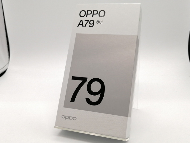 【中古】Oppo ymobile 【SIMフリー】 OPPO A79 5G 4GB 128GB グローグリーン A303OP【大阪本店】保証期間１ヶ月【ランクB】