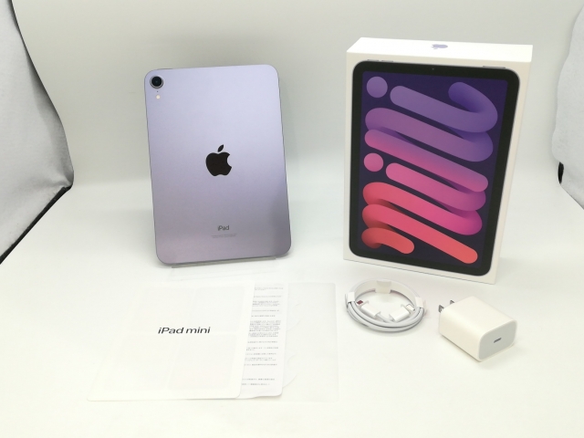 美品　海外版シムフリーiPad mini 第6世代 　パープル　256GB iPadmini 第6世代 WiFi + Cellular 256GB パープル 美品 海外版