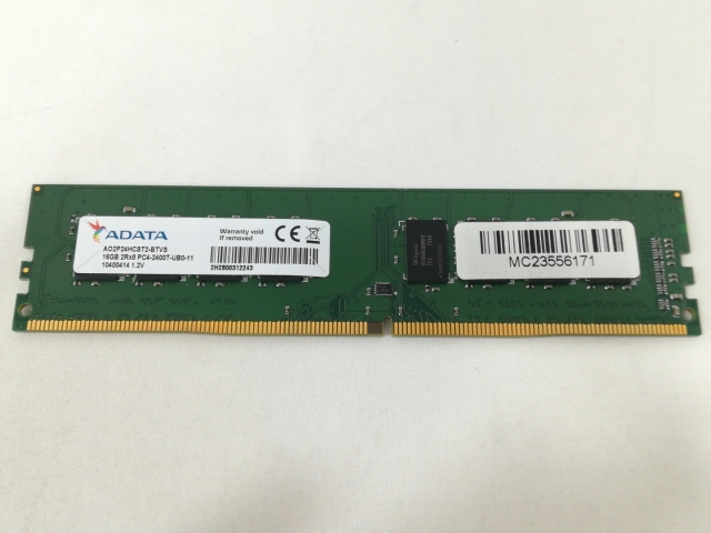 【中古】DDR4 16GB PC4-19200(DDR4-2400)【デスクトップPC用】【大阪本店】保証期間１週間