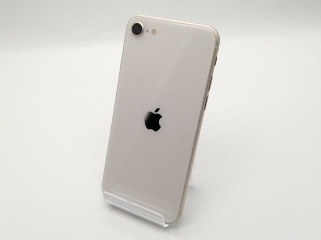 【中古】Apple 国内版 【SIMフリー】 iPhone SE（第3世代） 256GB スターライト MMYK3J/A【大須アメ横】保証期間１ヶ月【ランクB】