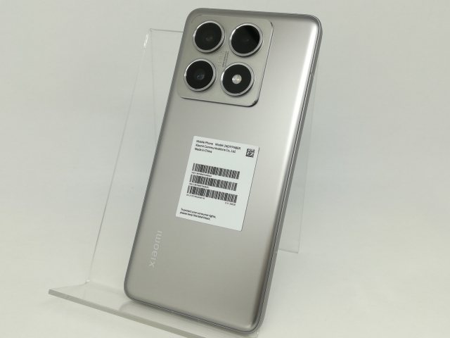 Xiaomi 14T 12GB 256GB チタングレー【国内版】 Xiaomi 14T 12GB 256GB チタングレー国内版 公式通販