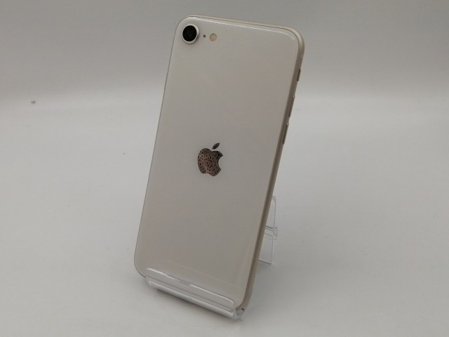 【中古】Apple 国内版 【SIMフリー】 iPhone SE（第3世代） 128GB スターライト MMYG3J/A【大須2】保証期間１ヶ月【ランクA】