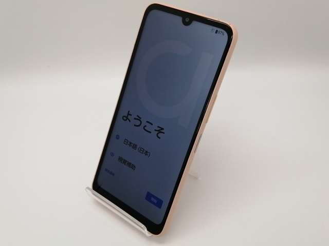 【中古】FCNT au 【SIMフリー】 arrows We2 ライトオレンジ 4GB 64GB FCG02【三宮センター】保証期間１ヶ月【ランクB】_1