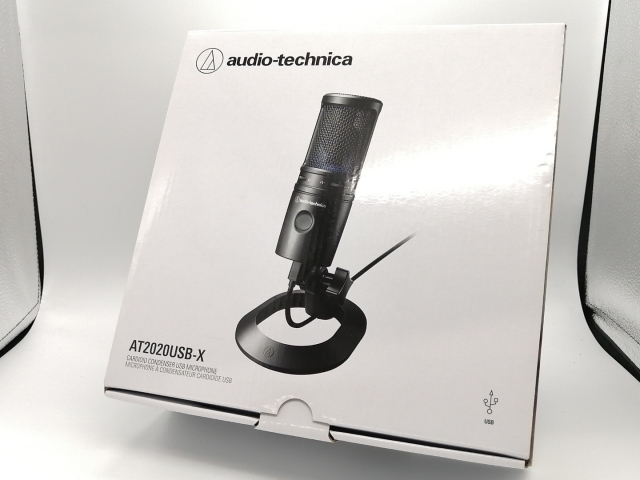 【中古】audio-technica AT2020USB-X カーディオイドコンデンサーUSBマイクロホン【大阪本店】保証期間１週間【ランクA】